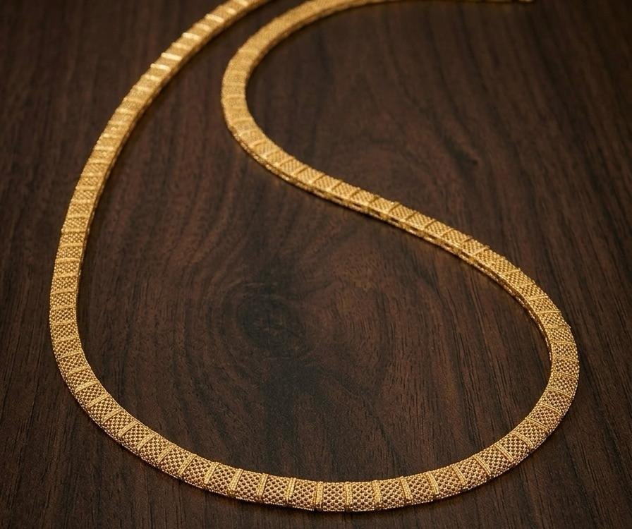 Golden Polish Temple Look Kamarband