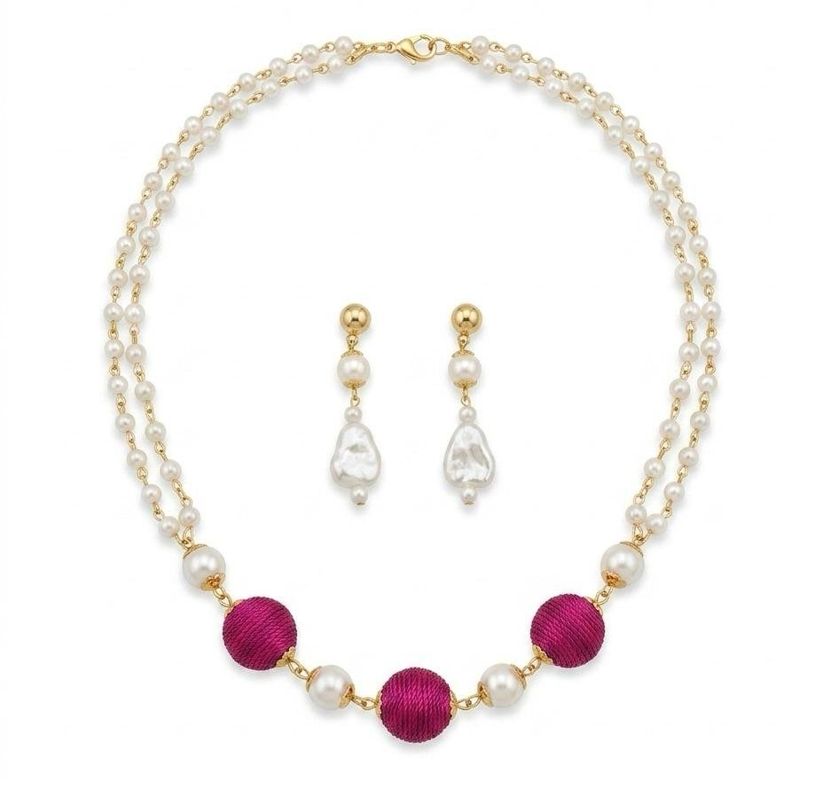 Western Mala Rani Color Fashion Necklace