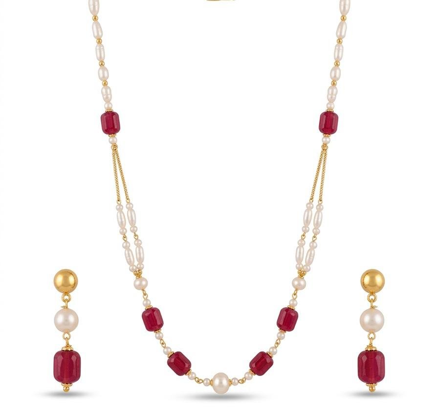 Maroon Color Western Mala